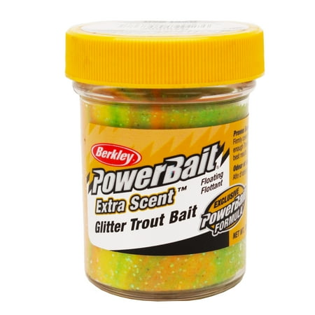 UPC: 0028632057377 | Berkley PowerBait Glitter Trout Bait  Rainbow  Fishing Dough Bait