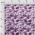 thumbnail image 2 of oneOone Silk Tabby Dusty Purple Fabric Abstract Diy Clothing Quilting Fabric Print Fabric By Yard 42 Inch Wide, 2 of 5