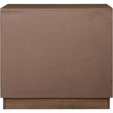 Meridian Furniture Compass Brown Oak Veneer Night Stand - Walmart.com
