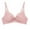 Pink, variant on LYEAA Wireless Bras for Women Support Push up Daily Bras Wirefree Adjustable Strap Lift Soft Bralette No Wire Breathable Comfort Sleeping Bras White M