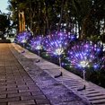 thumbnail image 1 of 2 Pack Solar Firework Lights Plug in Ground, 90LED 8 Modes Solar Garden Colorful Lights, Starburst Lights for Pathway, Patio, Lawn, Backyard, Christmas Party Decorative(Color), 1 of 9