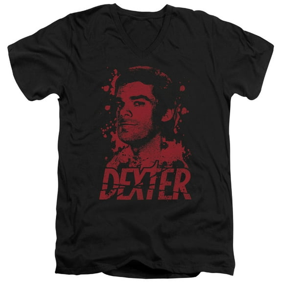Dexter - Born In Blood - Slim Fit V Neck Shirt - Medium