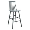 thumbnail image 6 of SAFAVIEH Beaufort Solid Spindle Back Bar Stool with Footrest, Grey, 6 of 13