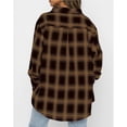 thumbnail image 4 of Blusas De Moda, Camisas A Cuadros Para Mujer, Cómodas, Transpirables Para Mujer, Para Ir De Compras Al Club ANGGREK Otros, 4 of 6