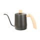 thumbnail image 2 of Hervidor de agua para café de goteo, teteras de regalo con báscula, portátil, largo y estrecho 600 ml negro, 2 of 9