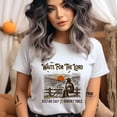 thumbnail image 2 of My Soul Waits for the Lord Cowboy Christian T-Shirt – Psalm 62:5, White, Size S, 2 of 6