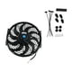 thumbnail image 2 of Ventilador de refrigeración del radiador Kits de montaje de ventilador de rendimiento Piezas de repuesto eléctricas con kits de montaje Accesorios 7 pulgadas 12V80W, 2 of 9
