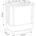 thumbnail image 4 of LAVADORA 11 KG DOBLE TINA COLOR BLANCA MARCA HISENSE Hisense  WS/A1102PCN, 4 of 4