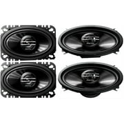 4x Pioneer TS-G4620S 4x6" 2-way, 400W Total Max Power Car Audio Speakers Bundle