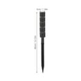 thumbnail image 4 of KALLORY 2-Pack Black Plastic Ground Spikes with Adjustable Height for Secure Garden and Outdoor Use, 4 of 10