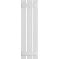 thumbnail image 5 of Ekena Millwork 17 1/8"W x 61"H True Fit PVC Three Board Spaced Board-n-Batten Shutters, White (Per Pair - Hardware Not Included), 5 of 8