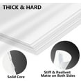 thumbnail image 3 of 100 Sheets White Cardstock 8.5 x 11, 80lb Heavy Card Stock Paper, Thick Cardstock Printer Paper for Invitations, Certificate, Menus, Wedding, DIY Cards, 3 of 3