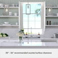 thumbnail image 5 of Hunter - Squire Manor 1-light Chrome, Mini Pendant Light, Dimmable, Modern Style, Rectangle Shaped, for Bedrooms, Dining, Living Rooms - 19110, 5 of 7