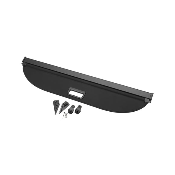 Unique Bargains Car Trunk Retractable Cargo Cover for CHEVROLET Trax 2024 2025 Rear Trunk Parcel Shelf Luggage Security Shield Shade Cover Gloss Black