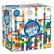 MindWare Marble Run Building Set, Large 215 Pieces and 40 Marbles, STEM Engineering Construction Toy Tracks