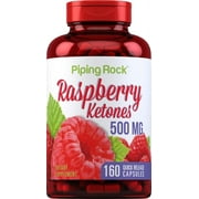 Raspberry Ketones 500mg | 160 Capsules | for Men and Women | by Piping Rock