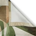 thumbnail image 3 of Ambesonne Monstera Kitchen Curtains, Nature Boho Scandinavian, 55"x36", Fern Green Sepia and Cocoa, 3 of 3