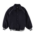 thumbnail image 1 of G-III Sports Mens Wool Bomber Jacket, Blue, XX-Large, 1 of 2