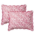 thumbnail image 3 of Hallmark Heart Strings 3-Piece Red/Multicolor Adult Quilt Set, Full/Queen, 3 of 5