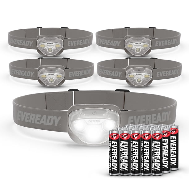 Faros delanteros Energizer EVEREADY Pro200, paquete de 5 con baterías