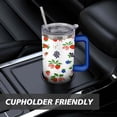 thumbnail image 7 of 40 oz Strawberry Fruit Cup with Handle Vacuum Insulated Tumbler Gift for Women Men, 7 of 7
