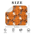 thumbnail image 4 of Halloween Witch Cats on Brooms Pattern Dish Drying Mat for Kitchen 1 Pack, Ultra Absorbent Microfiber Dishes Drainer Mats,16x18in(41x46cm), 4 of 6