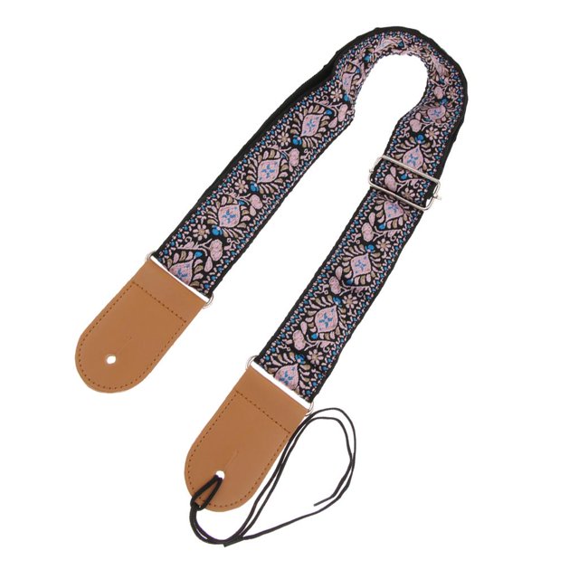 lionlar Acoustic Electric Guitar Strap with Pick Holder for Stringed Instrument Parts 2 2