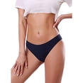 thumbnail image 4 of NMMUED Women Bikini Bottoms Low Waist Bathing Suit Swimsuit Cheeky Swim Bottom Dark Blue XL, 4 of 4