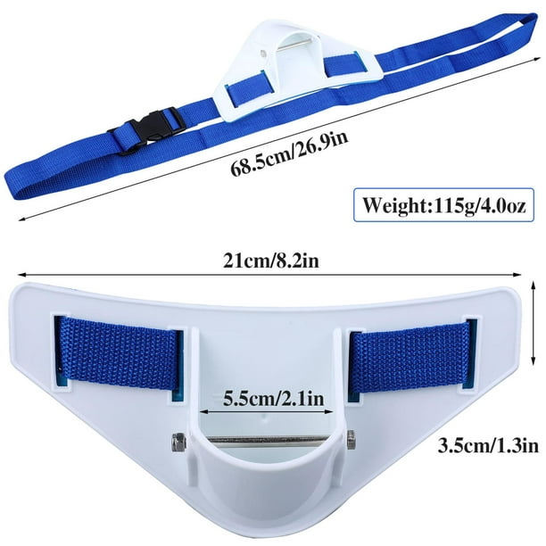 1 Set Waist Belt Accs Fishing Belt Buckle Shoulder Harness Gimbal Rod  Holder Belt Offshore Rod Holder with Fishing Portable 