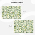 thumbnail image 3 of Placemats Set Of 4 / 6, Lemon Floral Placemats For Dining Table Indoor/Outdoors Heat Resistant Washable Placemats 18" X 12", 3 of 8