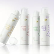 Dove Womens Whole Body Deodorant Spray Invisible Coconut & Vanilla Aluminum Free, 4 oz