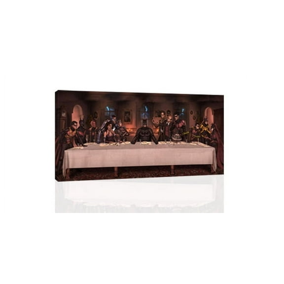 Batman Last Supper - CANVAS OR PRINT WALL ART