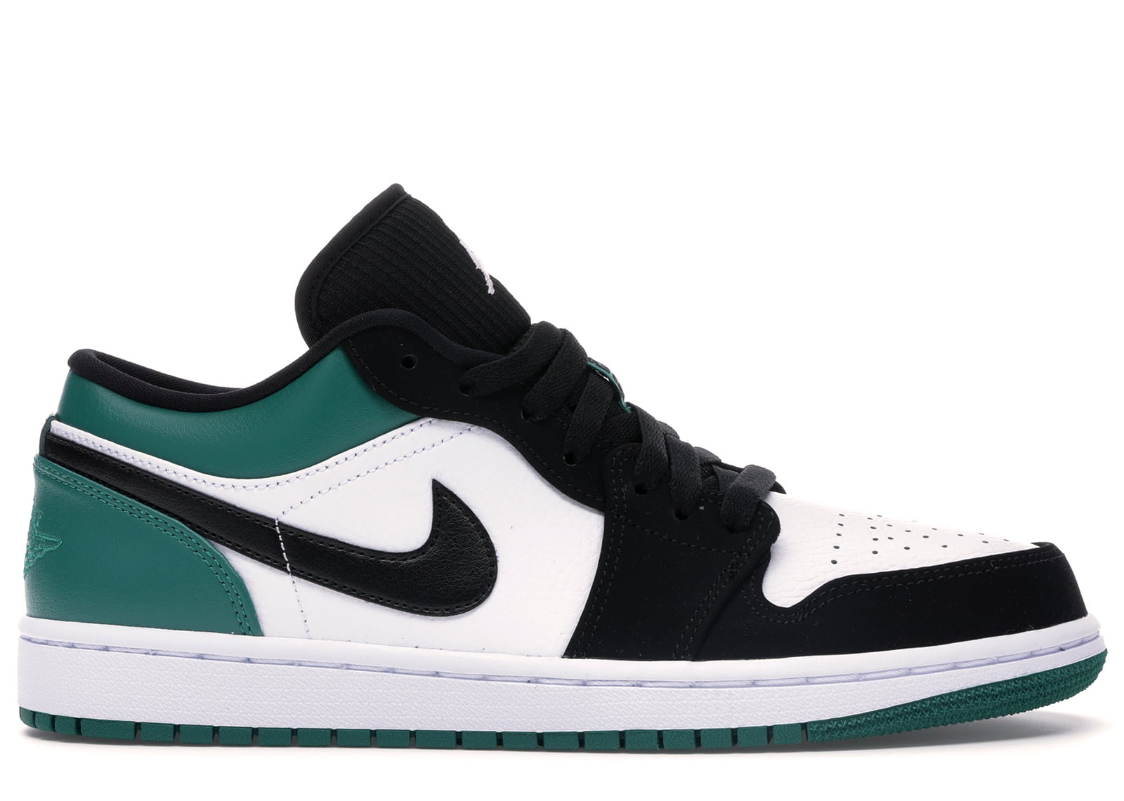 air jordan 1 low mystic green on feet