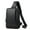 Black, variant on Kabaqoo Crossbody Chest Bag, Sling Backpack for Men/Women, Lightweight Shoulder Bag