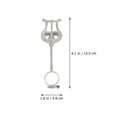 thumbnail image 2 of Minkissy 1Pc Portable Silver Clarinet Score Clip Simple Design Music Holder Instrument Accessory, 2 of 8