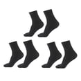 thumbnail image 3 of 3 Pairs Elastic Cotton Tabi Socks 2 Toe Socks -Flops Socks Unisex Black, 3 of 8
