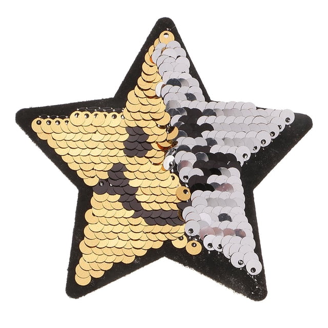 Parches de lentejuelas reversibles de estrella Gloria Parche reversible de cambio de color