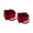 Burgundy, variant on DICEWEN Secure 6 Bottle Felt Wine Bag Reinforced Base Holiday Beer Storage Organizers