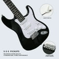 thumbnail image 5 of Likegreen Adjustable Bridge Electric Guitars with Bag & Tuner, Black, 5 of 7