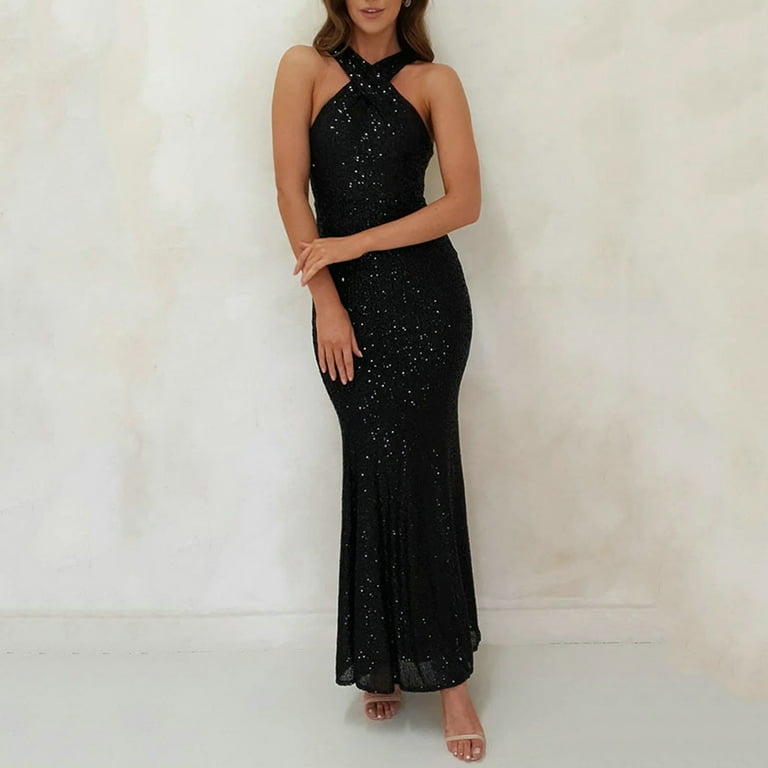 Pure Color Sleeveless Bandage Round Neck Evening Dresses Pure Color Sleeveless Bandage Round Neck Evening Dresses