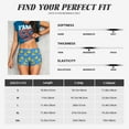thumbnail image 2 of Yiaed Cute Yellow Rubber Ducks Print Women's Athletic Shorts Running Shorts Sporty Short High Waisted Elastic Workout Shorts for Yoga Gym Running & Sports -Small, 2 of 8