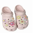 thumbnail image 4 of 12 PCS Floral Shoe Clips - Summer Sandal Flower Decorations for Women (Cute Shoe Accessories), 4 of 4