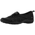 thumbnail image 1 of Skechers Mujer Breathe Easy-A Look Zapato Plano Mary Jane Negro, 1 of 7