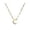 GoldC, variant on Necklaces & Pendants Elegant Gold Initial Necklace for Women A–Z Alphabet Letter Pendant Jewelry, 45+5cm, GoldK