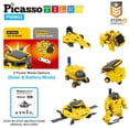 thumbnail image 3 of Juguete de construcción PicassoTiles STEM Robot solar 6 en 1 para niños, 3 of 9