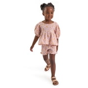 by Gerber Toddler Girl Wavy Sweater Outfit Set, 2-Piece, Sizes 12 Months - 5T