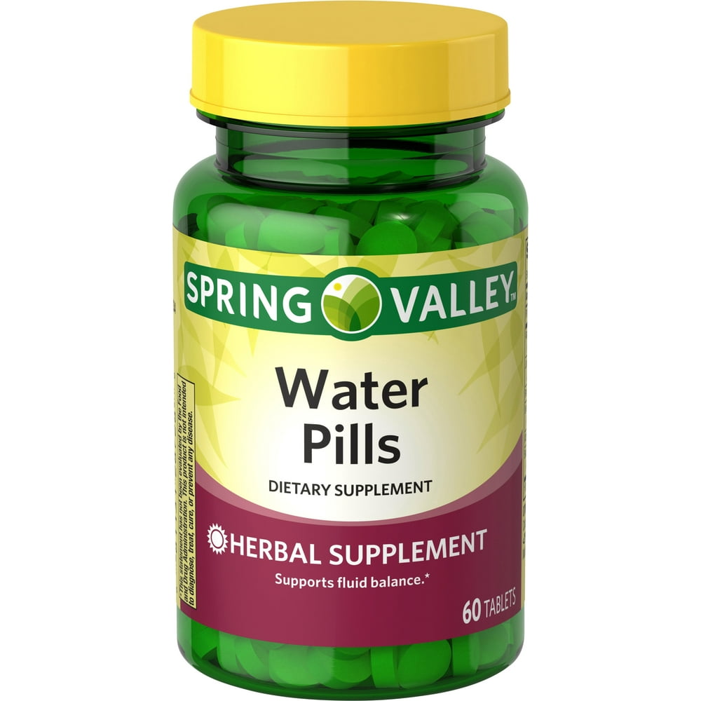 Spring Valley Water Pills, 60 Tablets