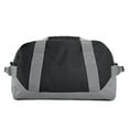 thumbnail image 6 of DALIX 14" Small Duffel Bag with Shoulder Strap, Black/Gray, 6 of 6