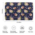 thumbnail image 3 of Pioneer Flower Floral Print Pattern Bathroom Rugs Mat, Non Slip Microfiber Bathroom Rug with Rubber Backing, Soft Mats for Bathroom Floor Tub Shower, 17"x27", 3 of 5