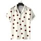 thumbnail image 1 of Camisas Hombre Manga Corta Nueva camiseta de verano de manga corta con estampado de , camiseta informal de moda para hombre (Red, XXL), 1 of 4